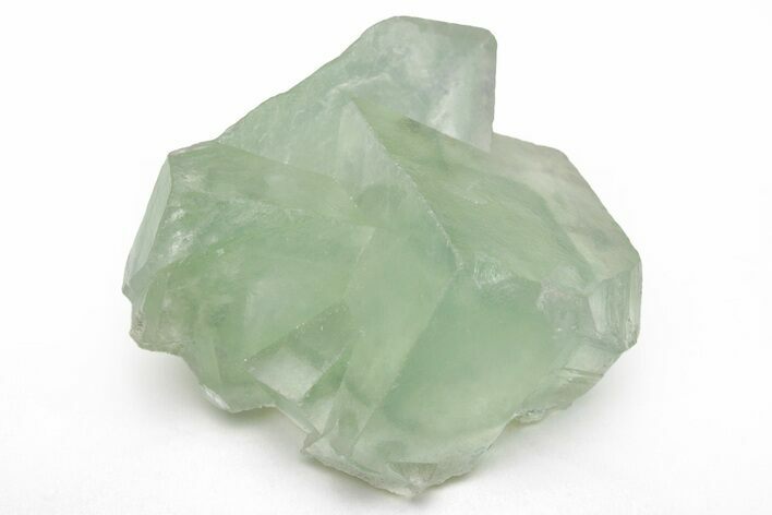 Green Cubic Fluorite Crystals with Phantoms - China #216257